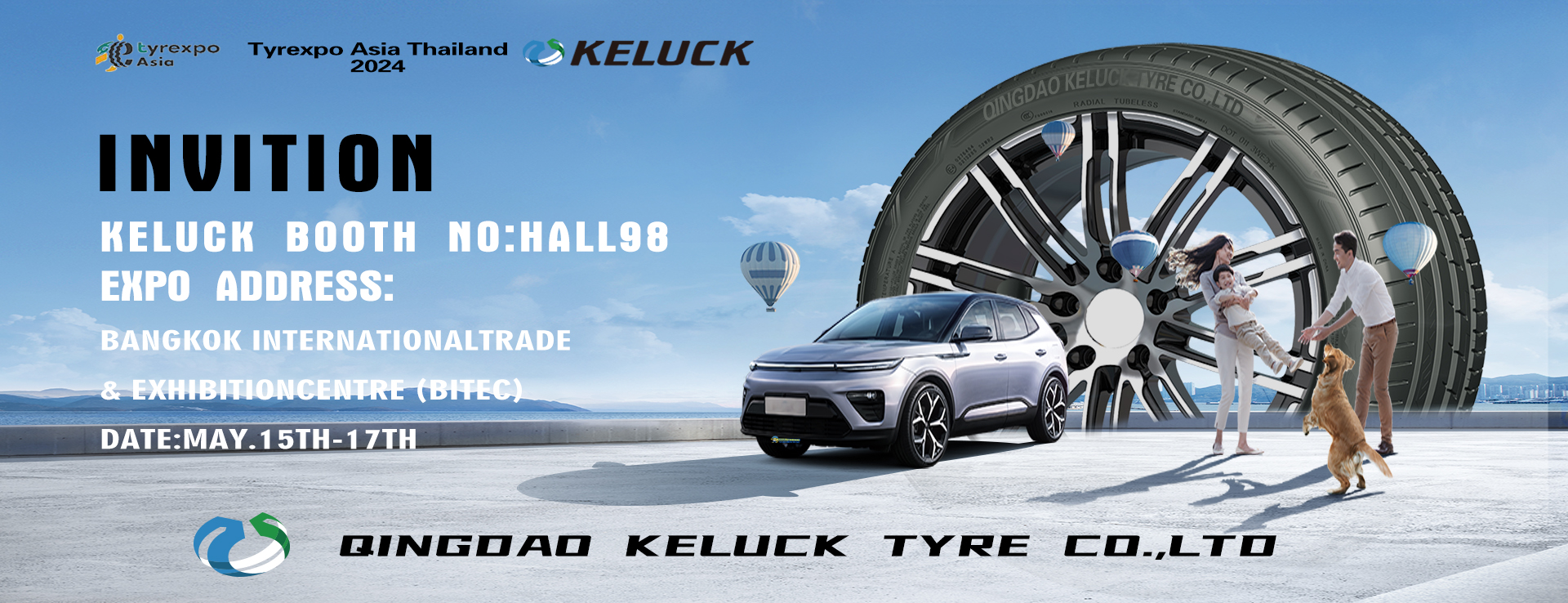 Qingdao Keluck Tire Co., Ltd. представит свою продукцию на выставке TyreExpo Asia Thai Thai 2024