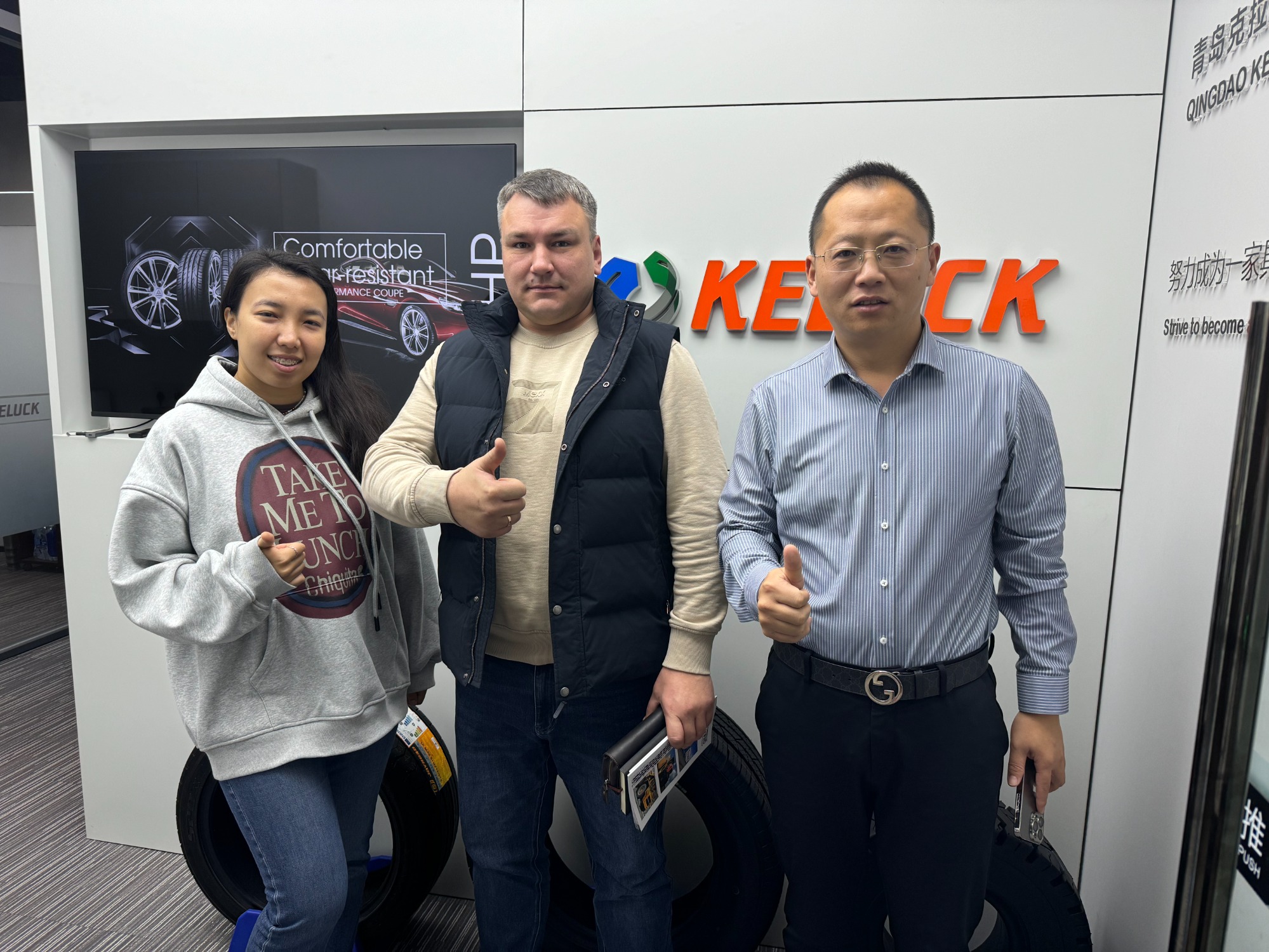 Успешная деловая встреча между Qingdao Keluck Tyre Co., Ltd. и российскими клиентами